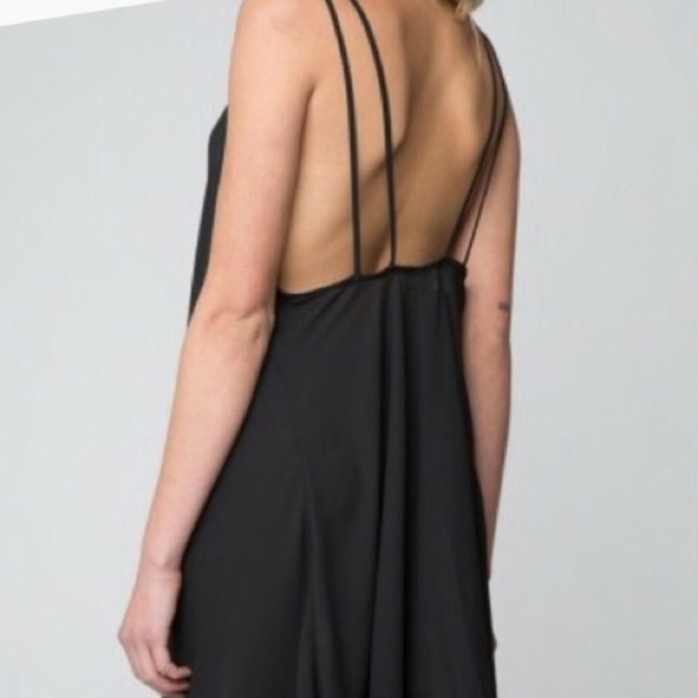 Final Sale Brandy Melville Black Strappy Dress With Low Back